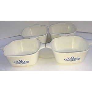 Corningware Set of 4 Corning Ware P – 43-B HOLDS 22 Ounces Mini Casserole Dishes
